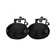 1100 Lumen LED Driving 12W 6500K LED Chrome Clear Lens Black Housing