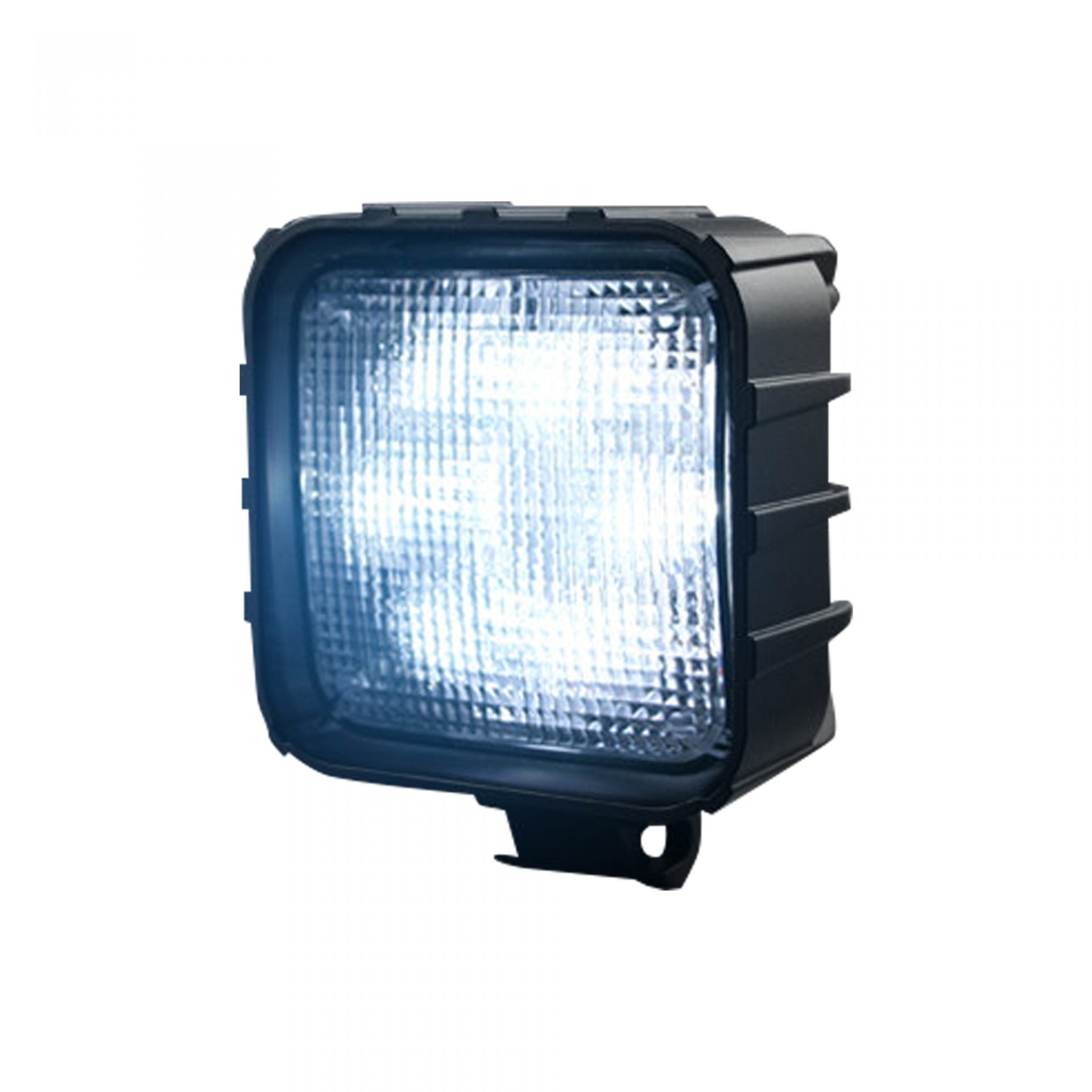 High-Power 3000 Lumen LED Driving Lights 3500k white leds chrome w/ Clear Lens &amp; Black Housing