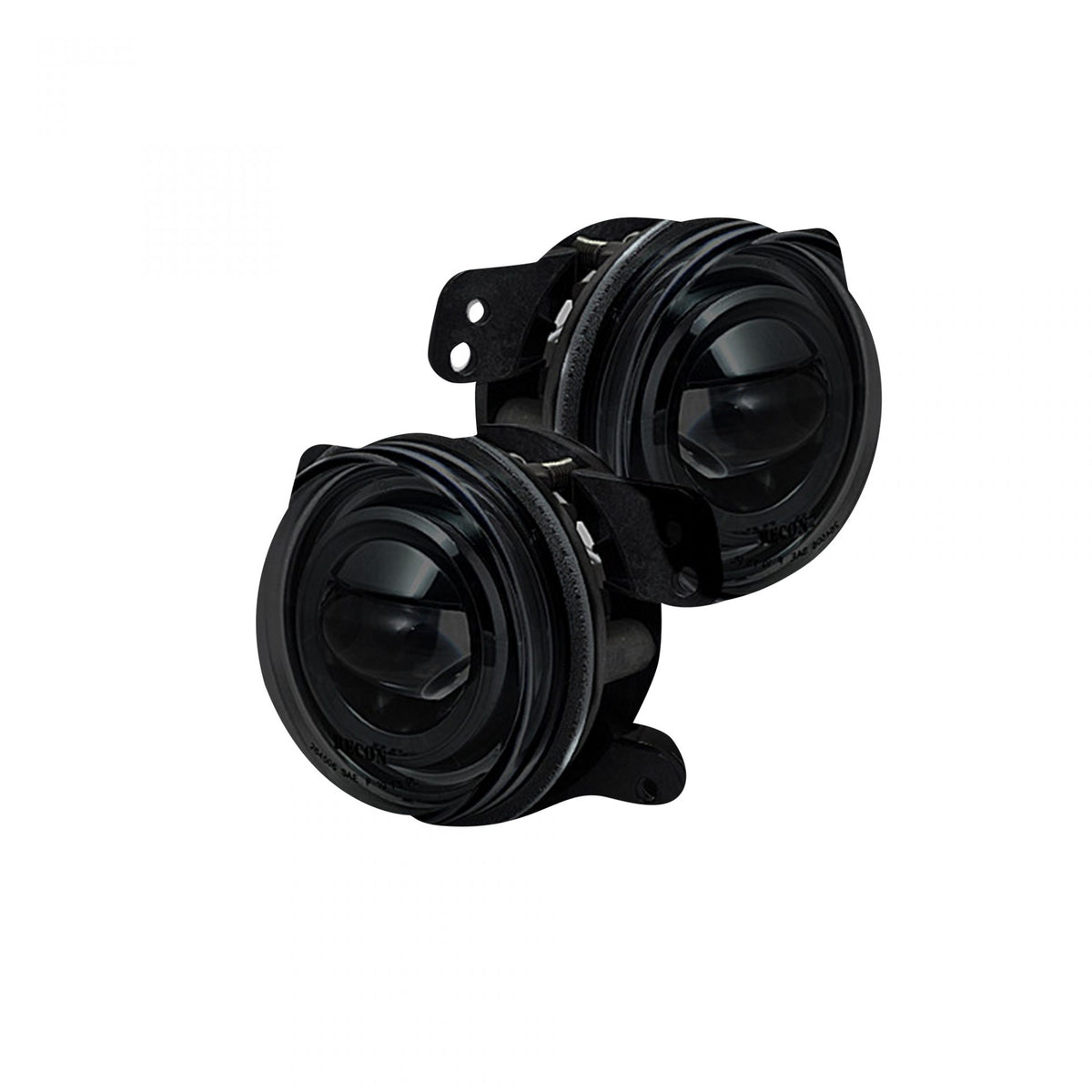 Jeep Wrangler 07-15 2-Piece Fog Lights Set in Smoked &amp; Black