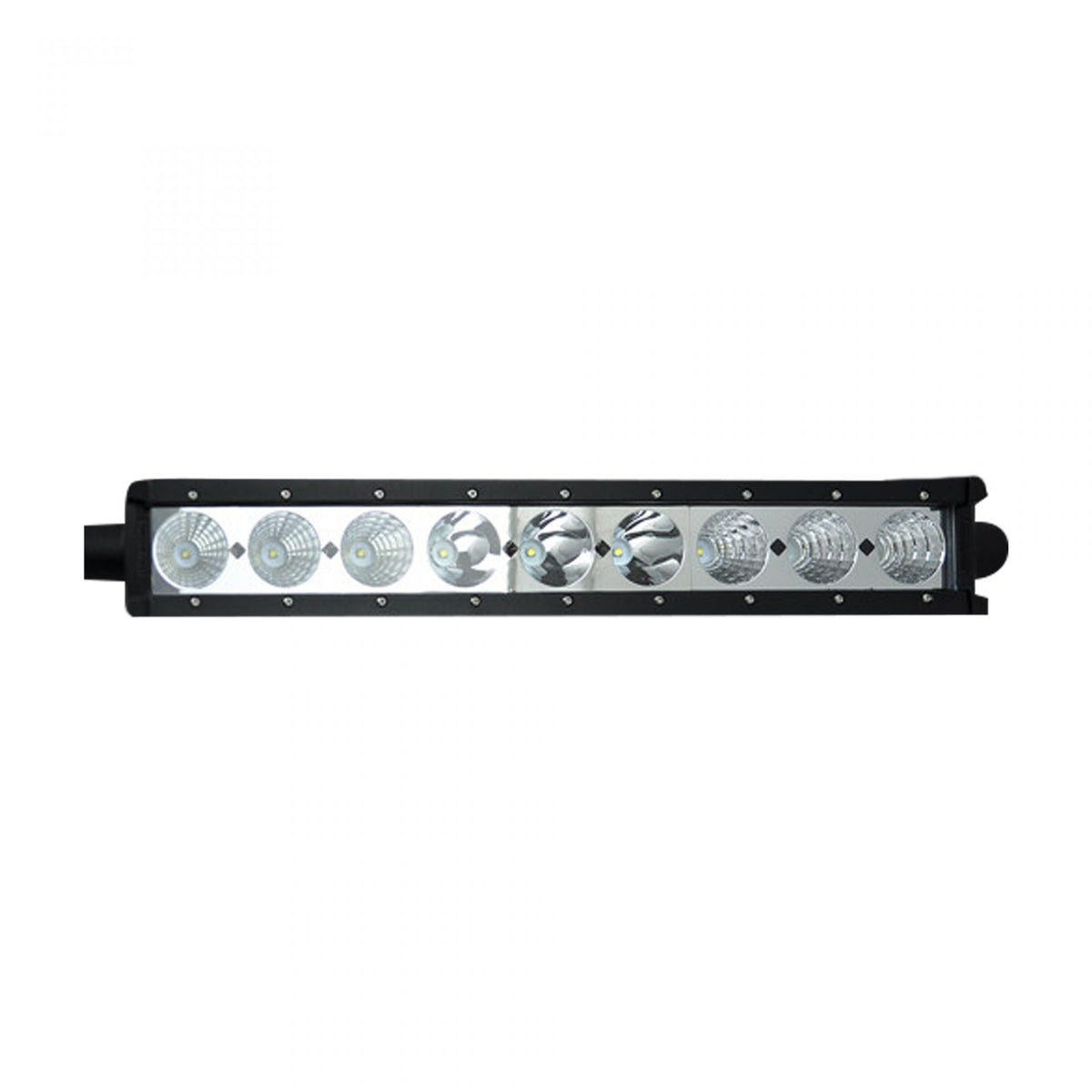6750 LUMEN 18" LED LIGHT BAR &amp; RECON WIRING KIT - 9 Individual 10-Watt (90-Watt Total) CREE XML LEDs