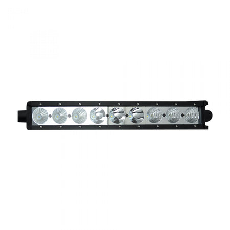 6750 LUMEN 18" LED LIGHT BAR &amp; RECON WIRING KIT - 9 Individual 10-Watt (90-Watt Total) CREE XML LEDs