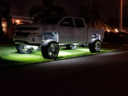 264515WH Under Body Rock Lights / Wheel Well Mounted Rectangular Ultra High Power 15-Watt 1600-Lumen CREE LEDs IP67 Waterproof - WHITE