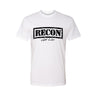 Short Sleeve | RECON Ranger Style Logo Shirt - L / White w/ Black Logo