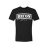 Short Sleeve | RECON Ranger Style Logo Shirt - XXL / Black w/ White Logo