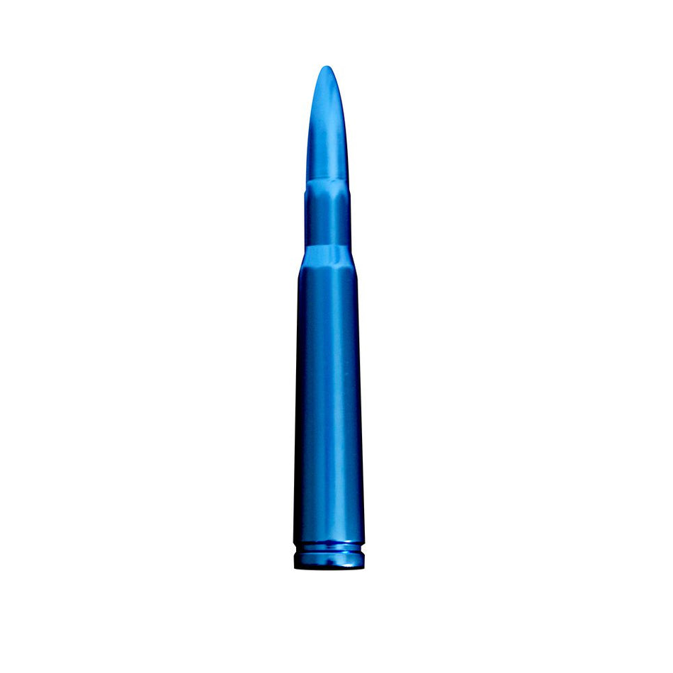 .50 Cal Bullet Antenna (Fits OEM Factory Threaded Antenna) in Blue