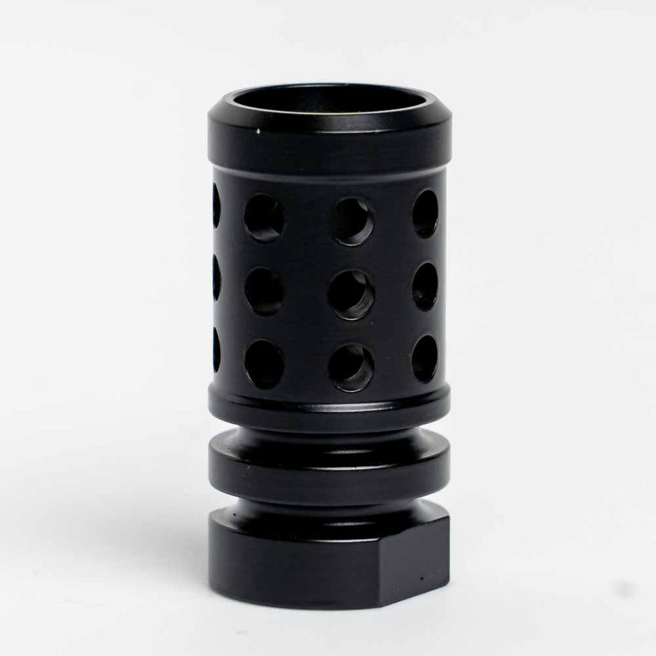 AR-15 Perforated Hole Rifle Barrel Antenna Tip Flash Hider in Black