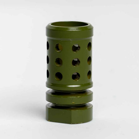 AR-15 Perforated Hole Rifle Barrel Antenna Tip Flash Hider Olive Drab/Army Green