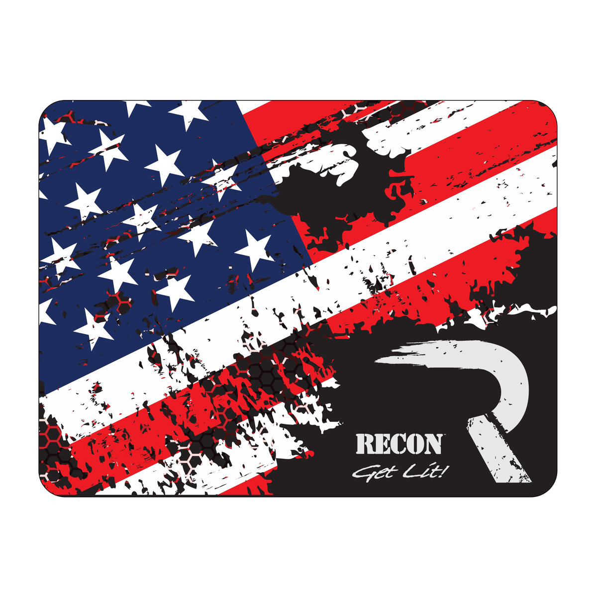Roof Vinyl Wrap - RECON USA Flag
