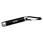 100 Lumen LED Handheld 1-Watt Flashlight with Built-In RED Laser - BLACK