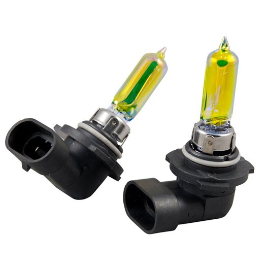 H13 9008 12V 65/55W (4,600 KELVIN) HEADLIGHT BULBS in SOLAR YELLOW