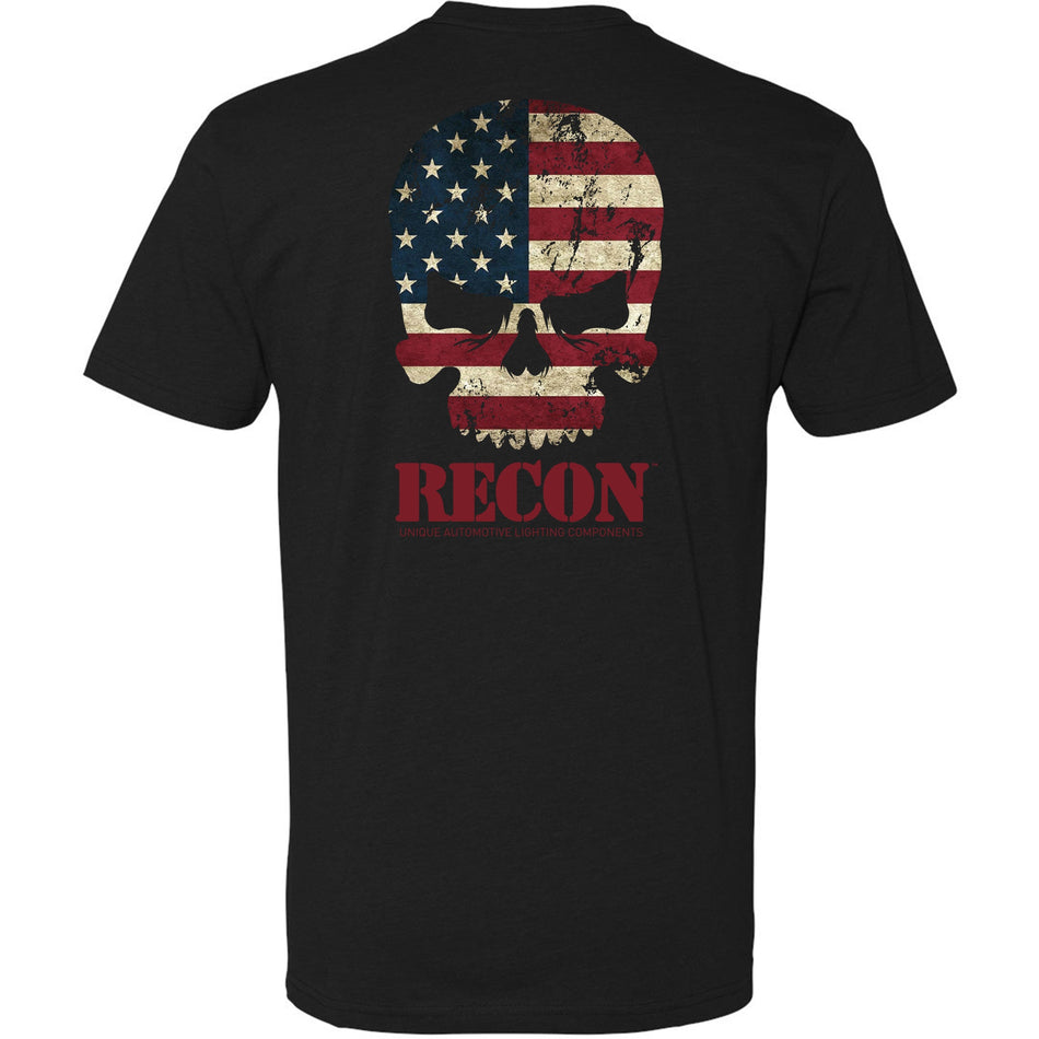 RECON American Skull T-Shirt in Black