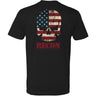 RECON American Skull T-Shirt in Black - M