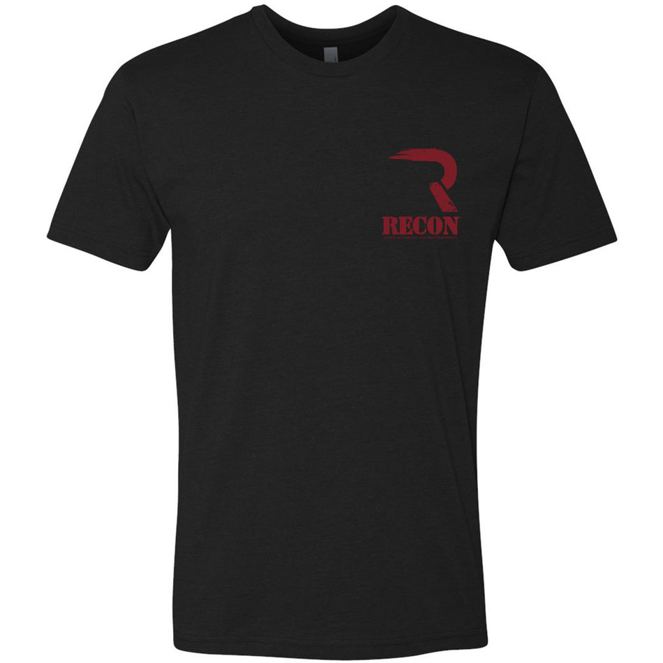 RECON American Skull T-Shirt in Black