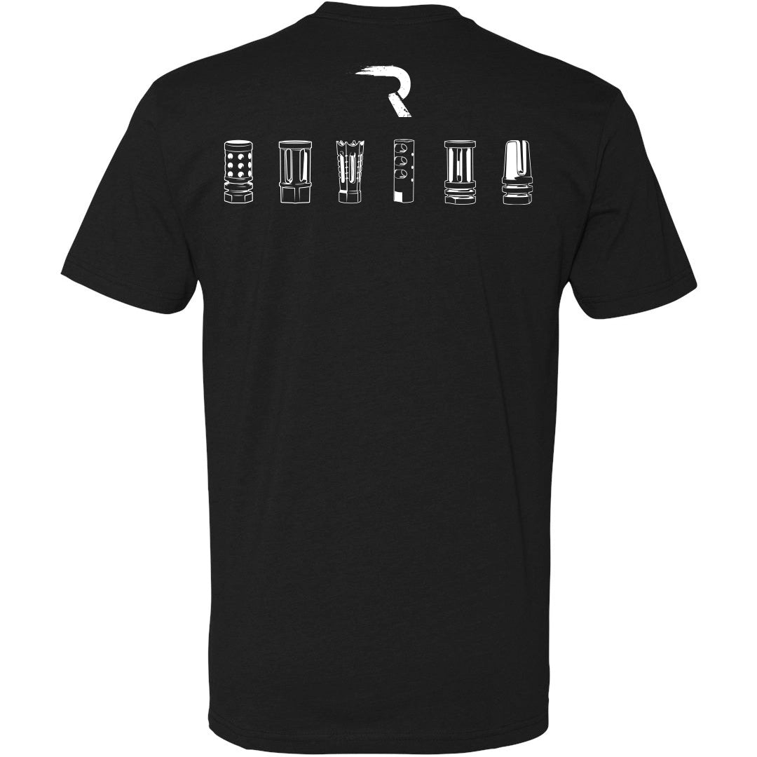 COMBAT By RECON Flash Hiders Black T-Shirt