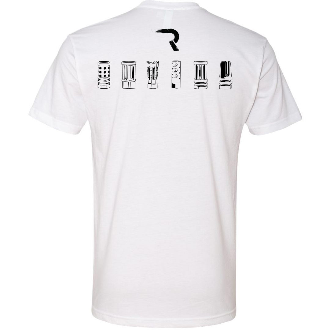 COMBAT By RECON Flash Hiders White T-Shirt
