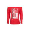 Long Sleeve | RECON American Flag Logo Hoodie - S / Red