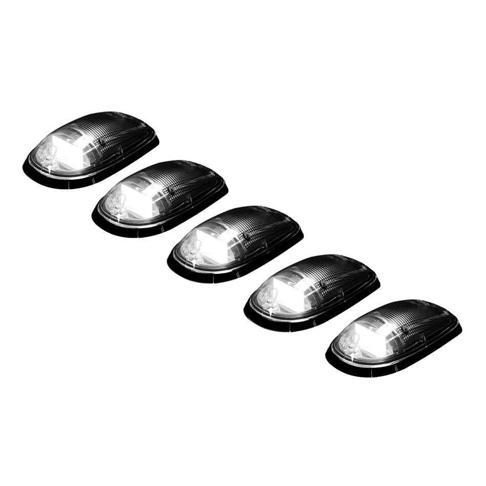 Dodge RAM Heavy-Duty 2500/3500 03-18 5 Piece Cab Roof Light Set OLED Clear Lens in White
