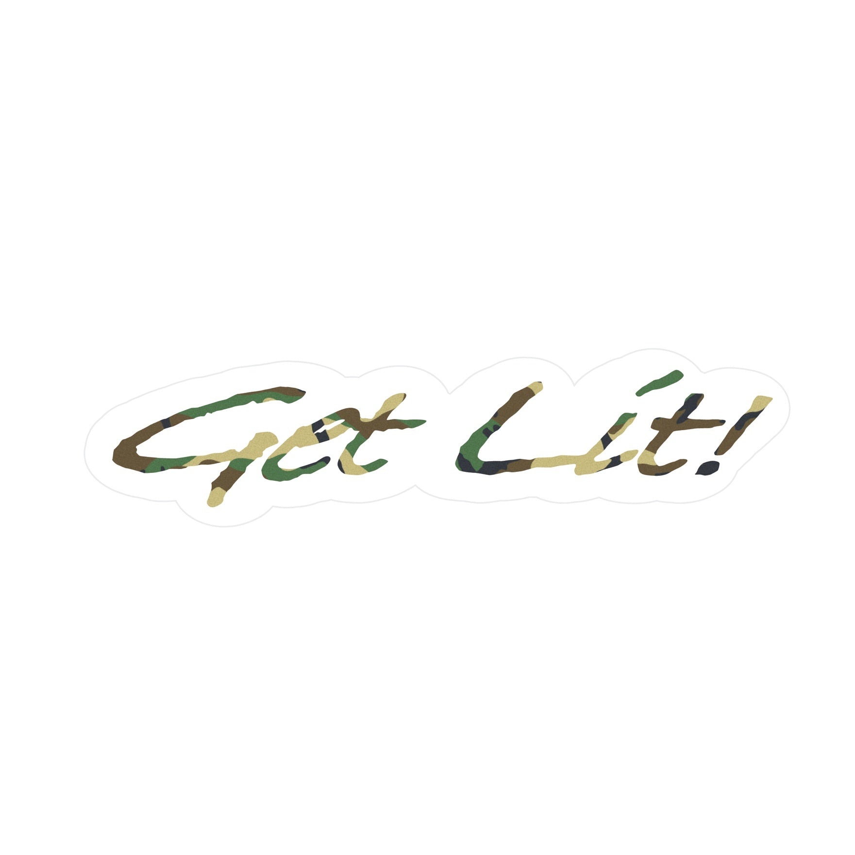  - Get Lit Logo Camo Decal