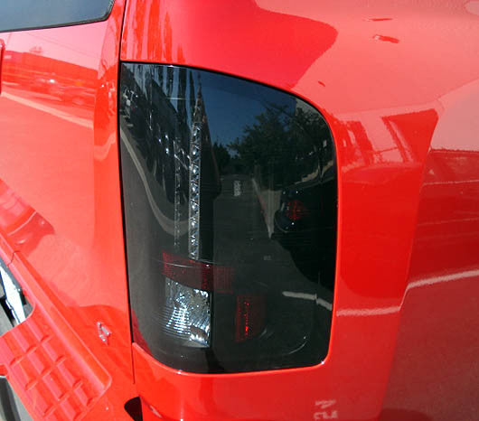 SMOKED LED Tail Lights 07-13 GMC SIERRA 1500/2500/3500 Single Wheel ONLY