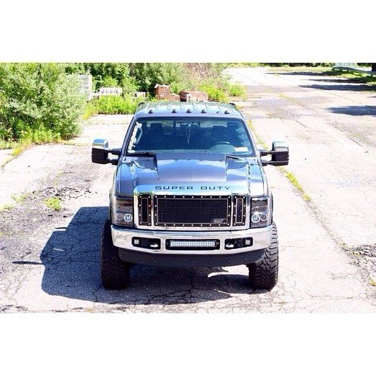 Ford Super Duty 08-10 Projector Headlights CCFL Halos/DRL Smoked